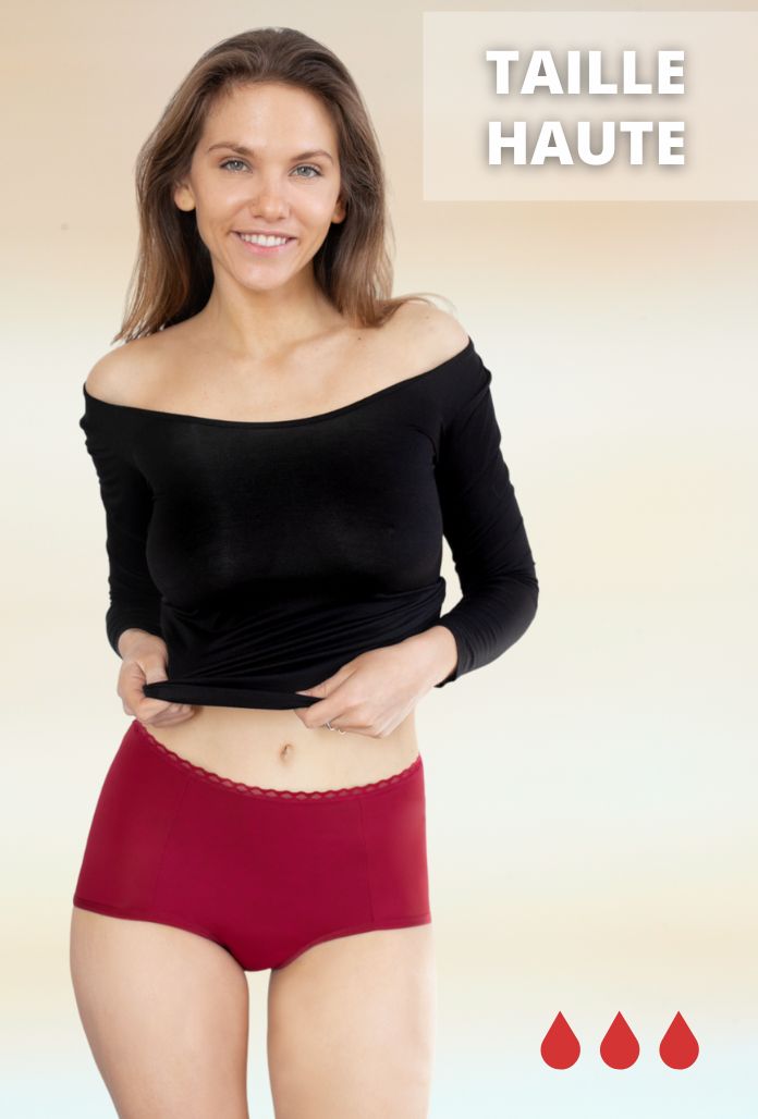 Culotte Menstruelle Haute Bordeaux
