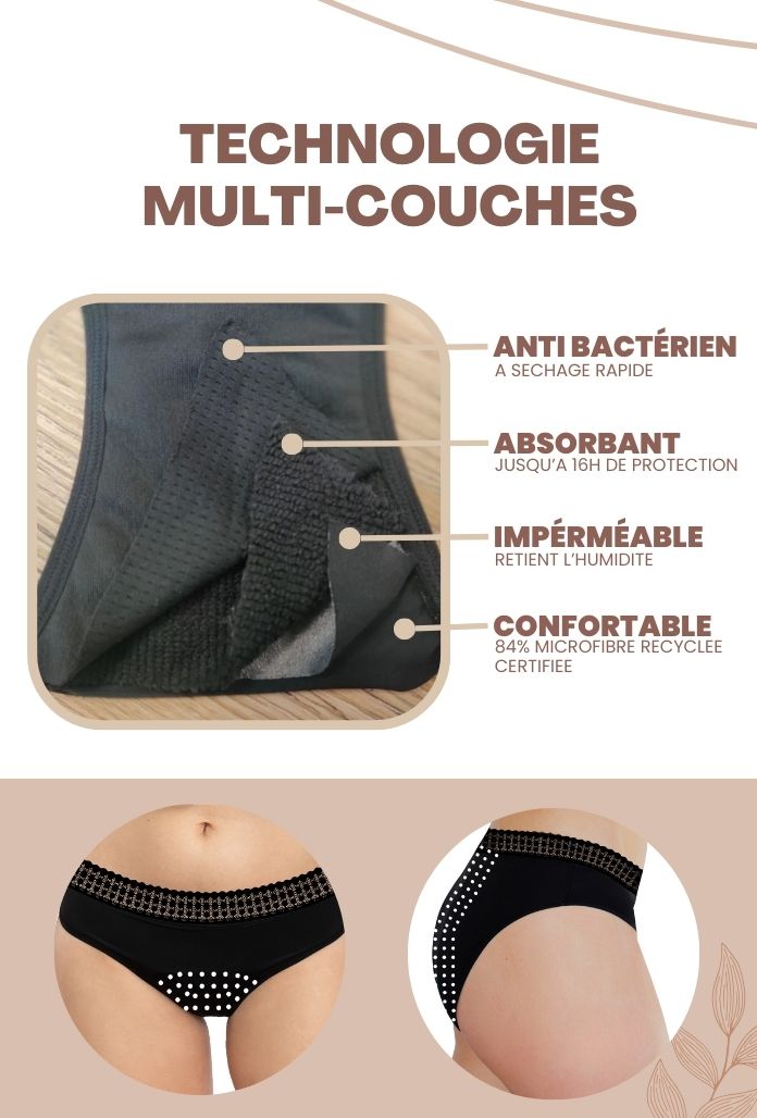 Culotte Menstruelle ULTRA ABSORBANTE