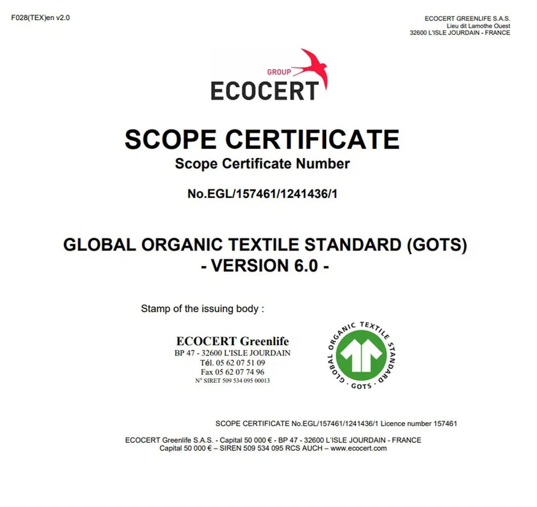 Culotte Menstruelle Haute COTON BIO