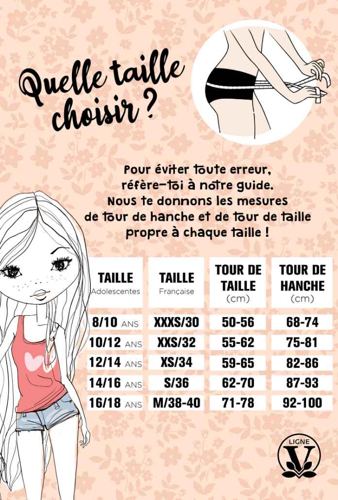 LOT de 3 - Culottes Menstruelles ADO COTON BIO