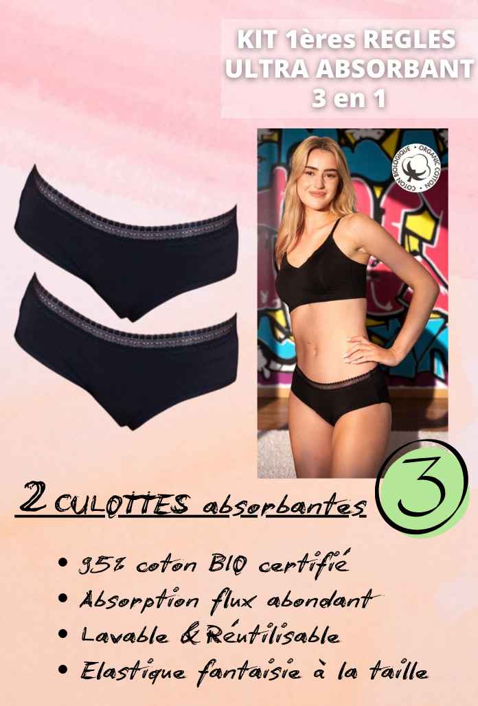 ADO - Kit Premières Règles BIO et ULTRA absorbant