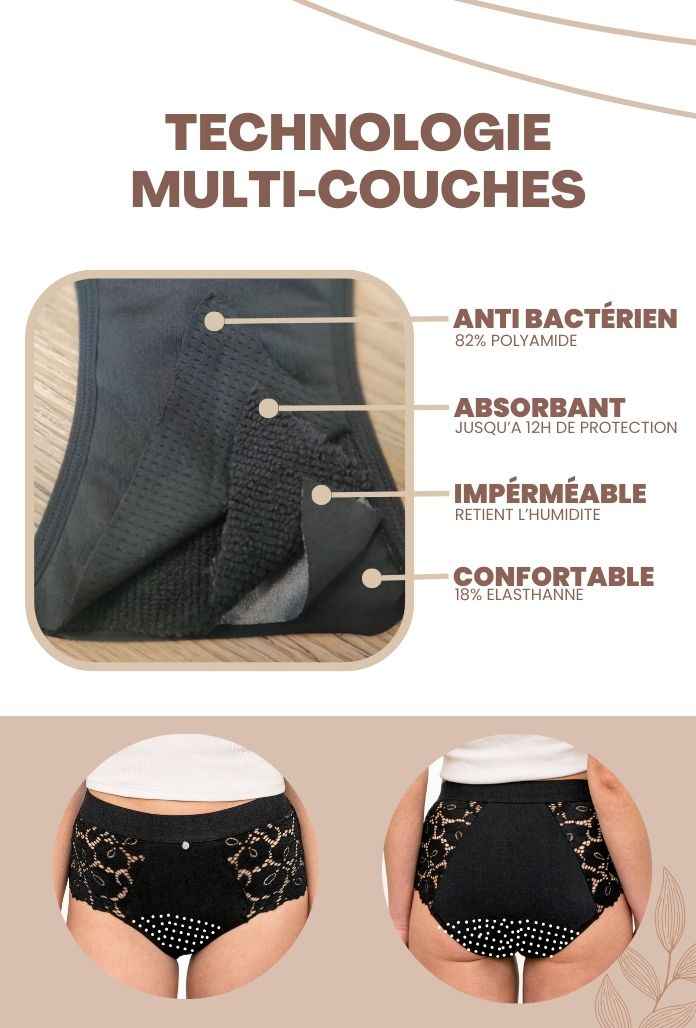 BETTY - Culotte Menstruelle Dentelle