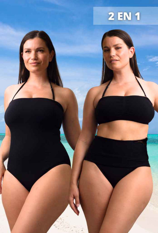 LIGNE V SublisSymi - Maillot de Bain 2 en 1