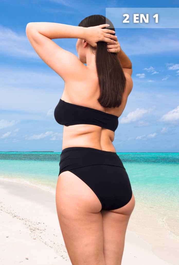 LIGNE V SublisSymi - Maillot de Bain 2 en 1