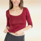 Culotte Menstruelle Haute BAMBOU - Gris chiné