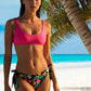 BAS de Maillot de Bain Menstruel - BIKINI Imprimé PALMA