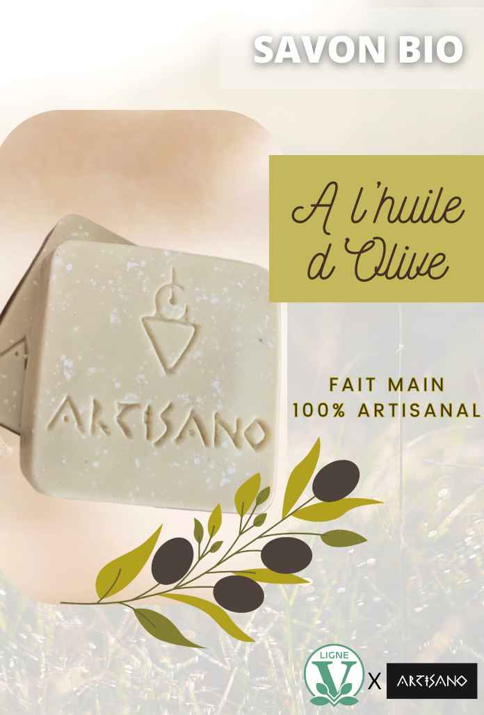 SAVON BIO 100% Artisanal à l'huile d'olive