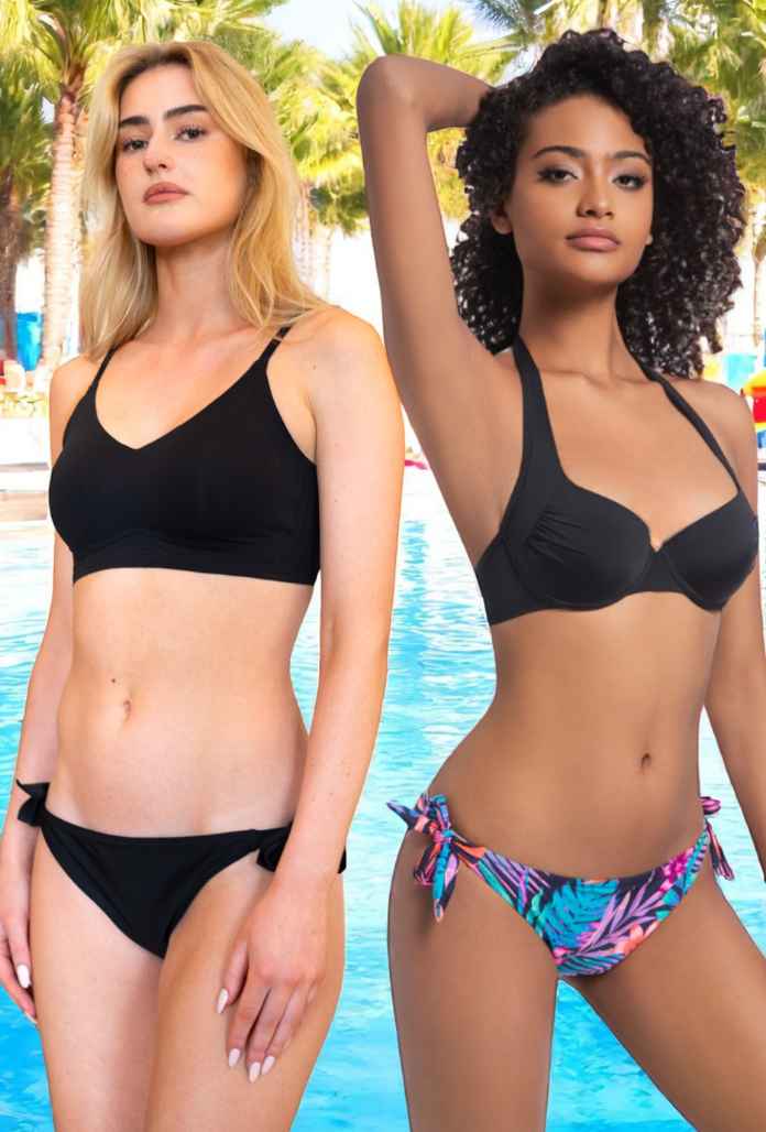 ADO BAS de Maillot de Bain Menstruel - BIKINI NOIR