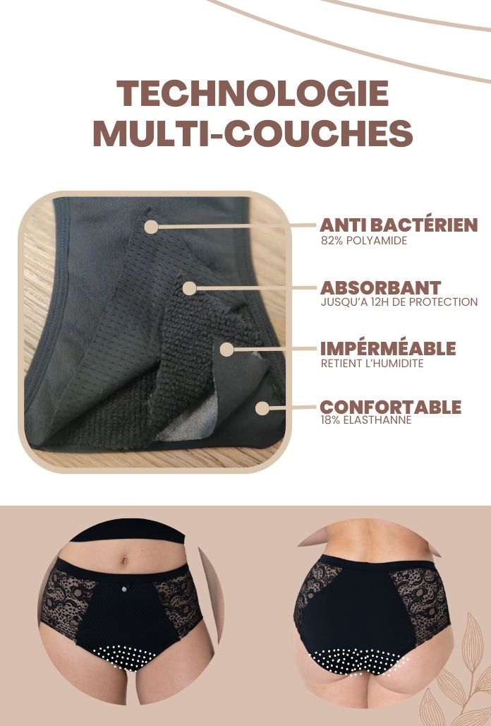 EVA - Culotte Menstruelle Dentelle