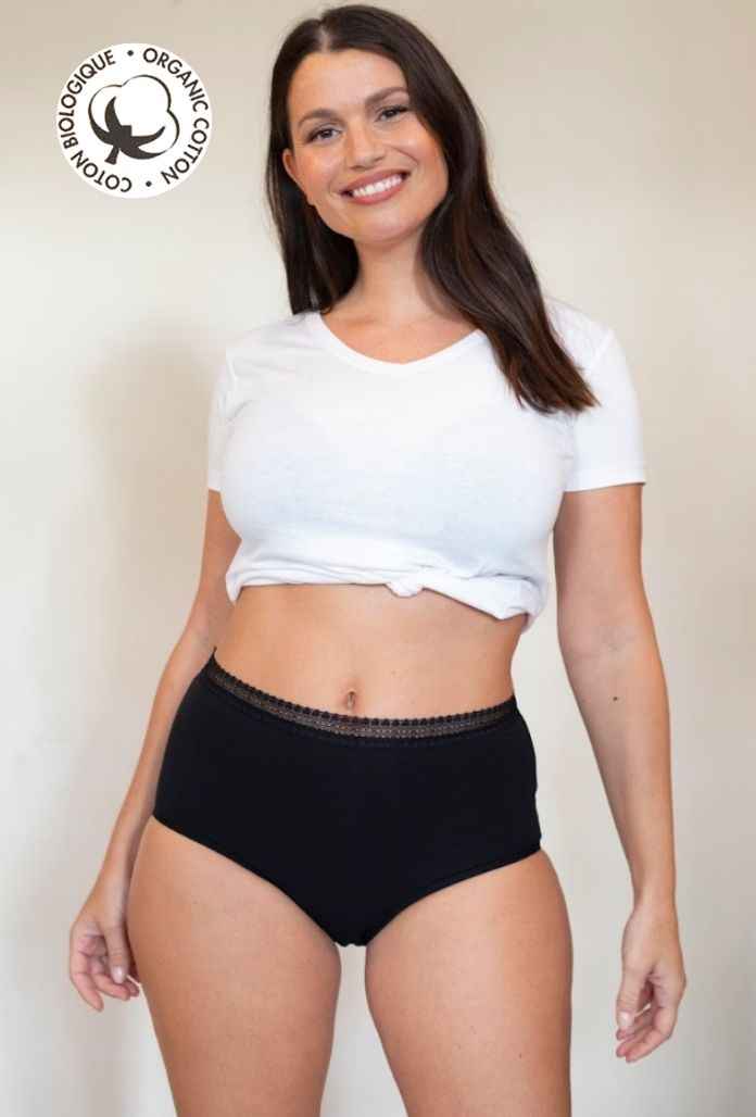 Culotte Menstruelle Haute COTON BIO