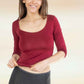 Culotte Menstruelle Haute BAMBOU - Gris chiné