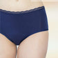 Culotte Menstruelle Haute COTON Marine