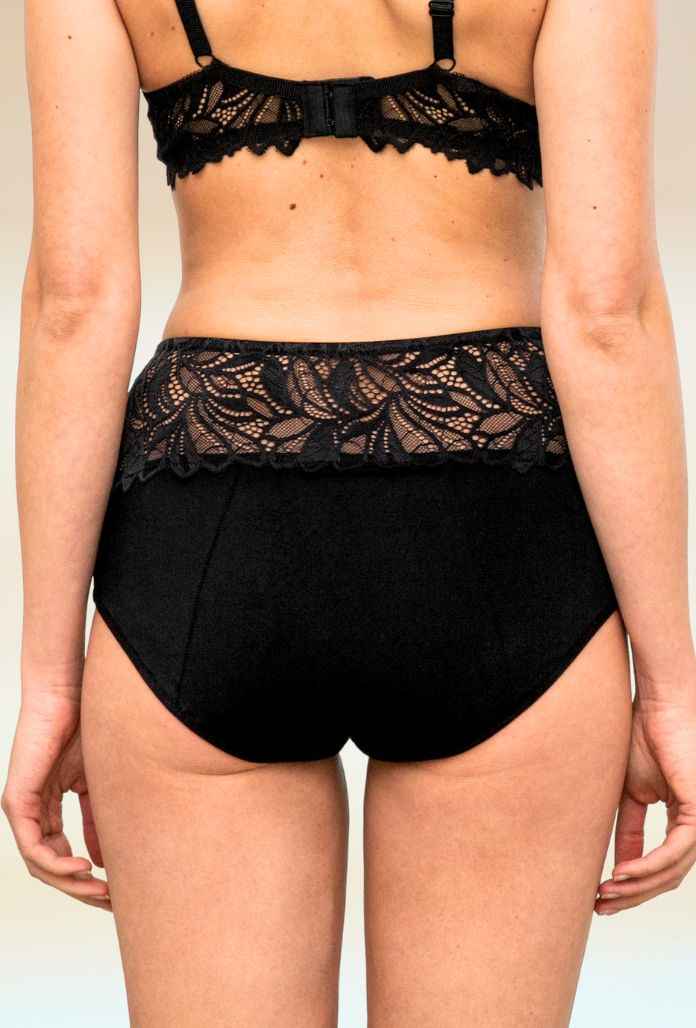ROXANE - Culotte Menstruelle Dentelle en COTON BIO