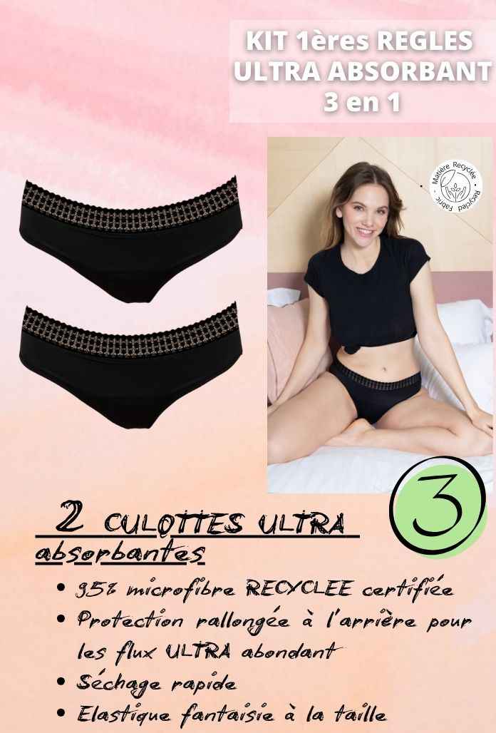 ADO - Kit Premières Règles BIO et ULTRA absorbant