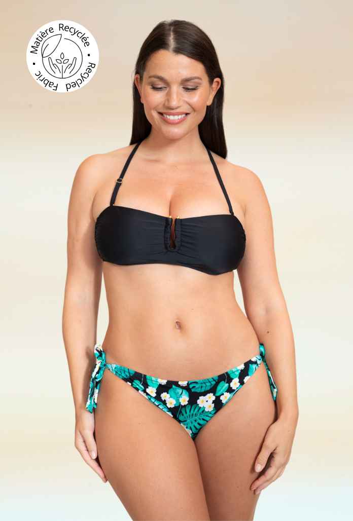 BAS de Maillot de Bain Menstruel - BIKINI Imprimé TAHITI