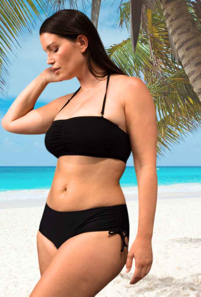 Bas de Maillot de Bain Menstruel - SHORTY A LACET