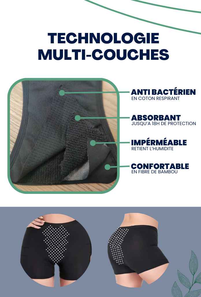 Boxer Menstruel de NUIT