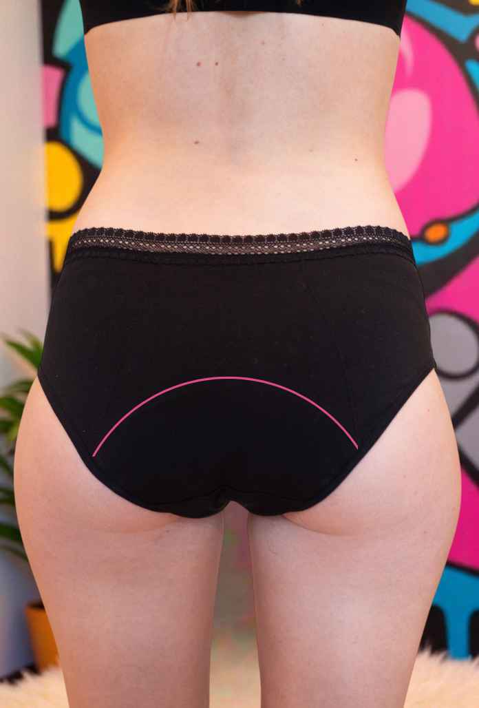 ADO LOT de 3- Shorty Menstruel en COTON BIO