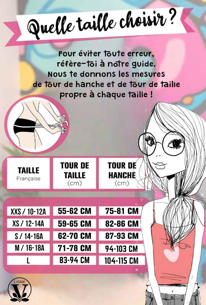 ADO - Shorty Menstruel Taille Basse COTON BIO