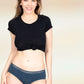 Culotte Menstruelle Basse COTON BIO - Bleu Océan