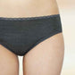 Culotte Menstruelle Taille Basse BAMBOU - Gris chiné