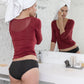 Culotte Menstruelle Taille Basse BAMBOU - Gris chiné