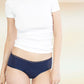 Culotte Menstruelle Taille Basse COTON - Marine