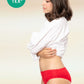 Culotte Menstruelle Taille Basse Rouge