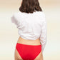 Culotte Menstruelle Taille Basse Rouge