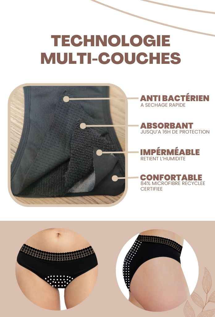 Culotte Menstruelle ULTRA ABSORBANTE